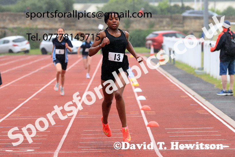 Sprints, 2026 Northumberland Schools Track and Field, Wentworth, Hexhan. Photo: David T. Hewitson/Sports for All Pics